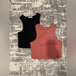 Ribbed Racerback Tank Top